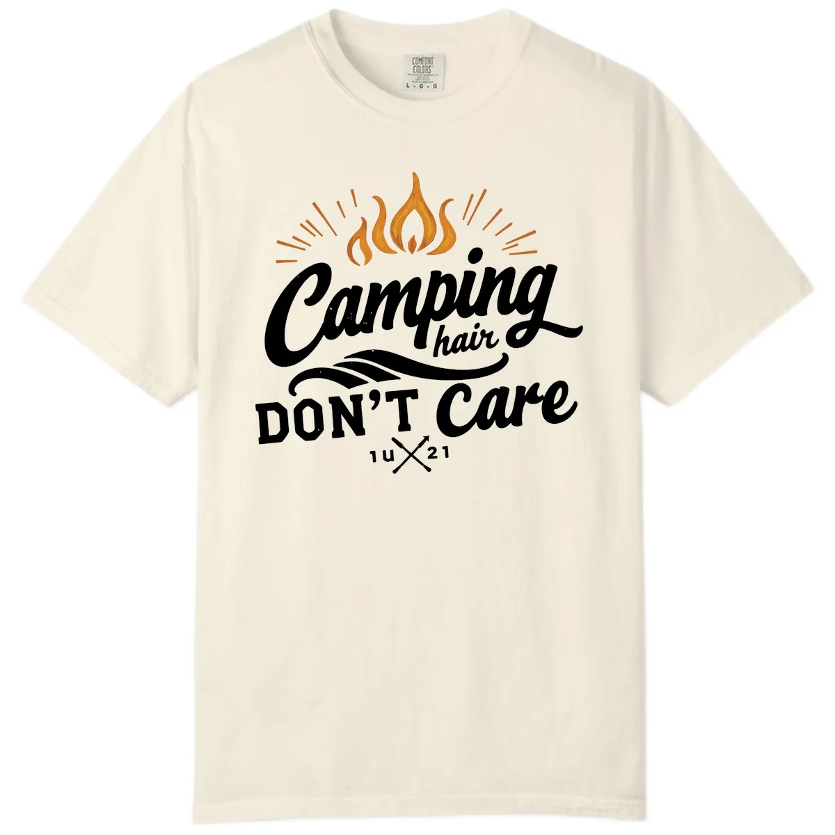 Camping Hair Don't Care Comfort Color in Ivory