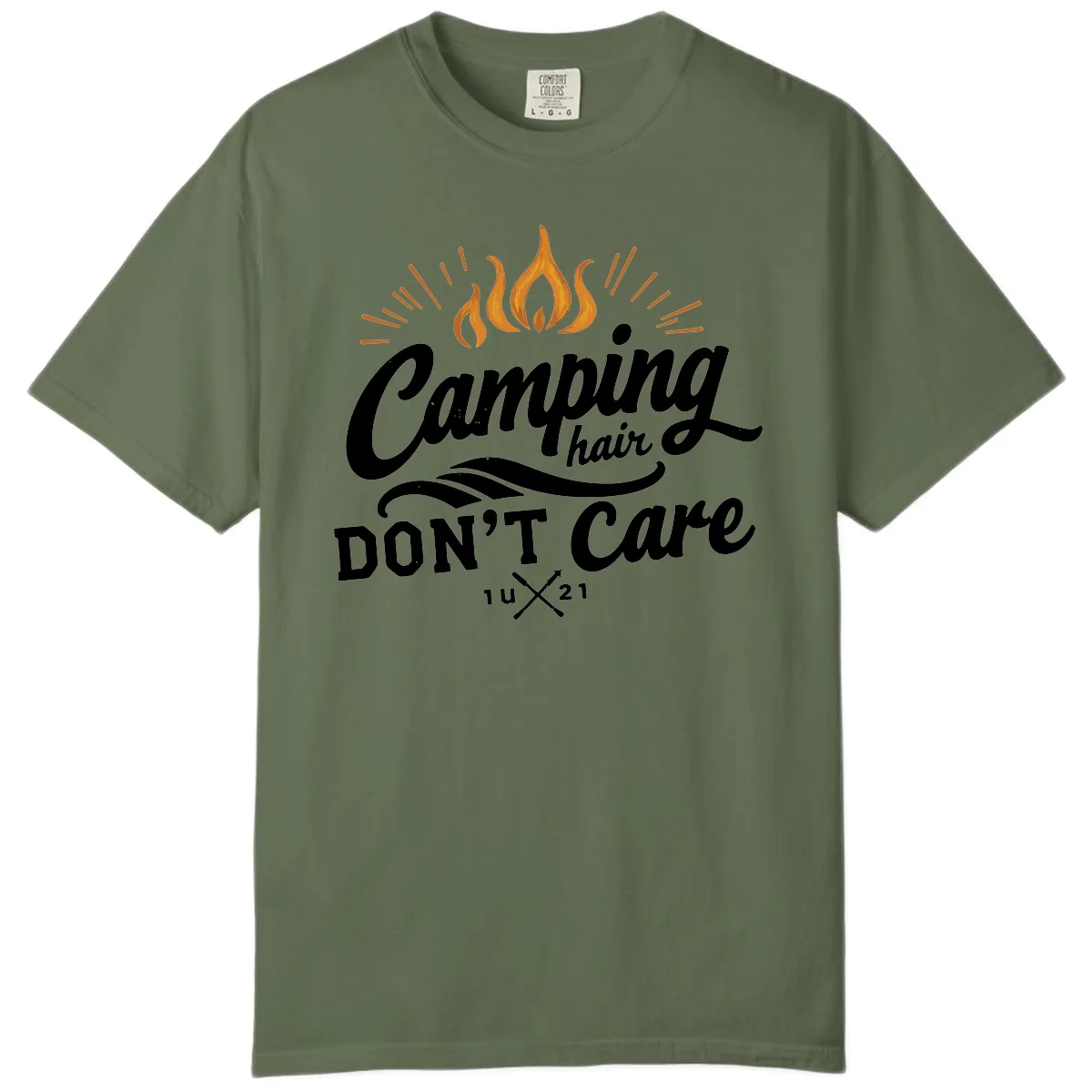 Camping Hair Don't Care Comfort Color in Sage