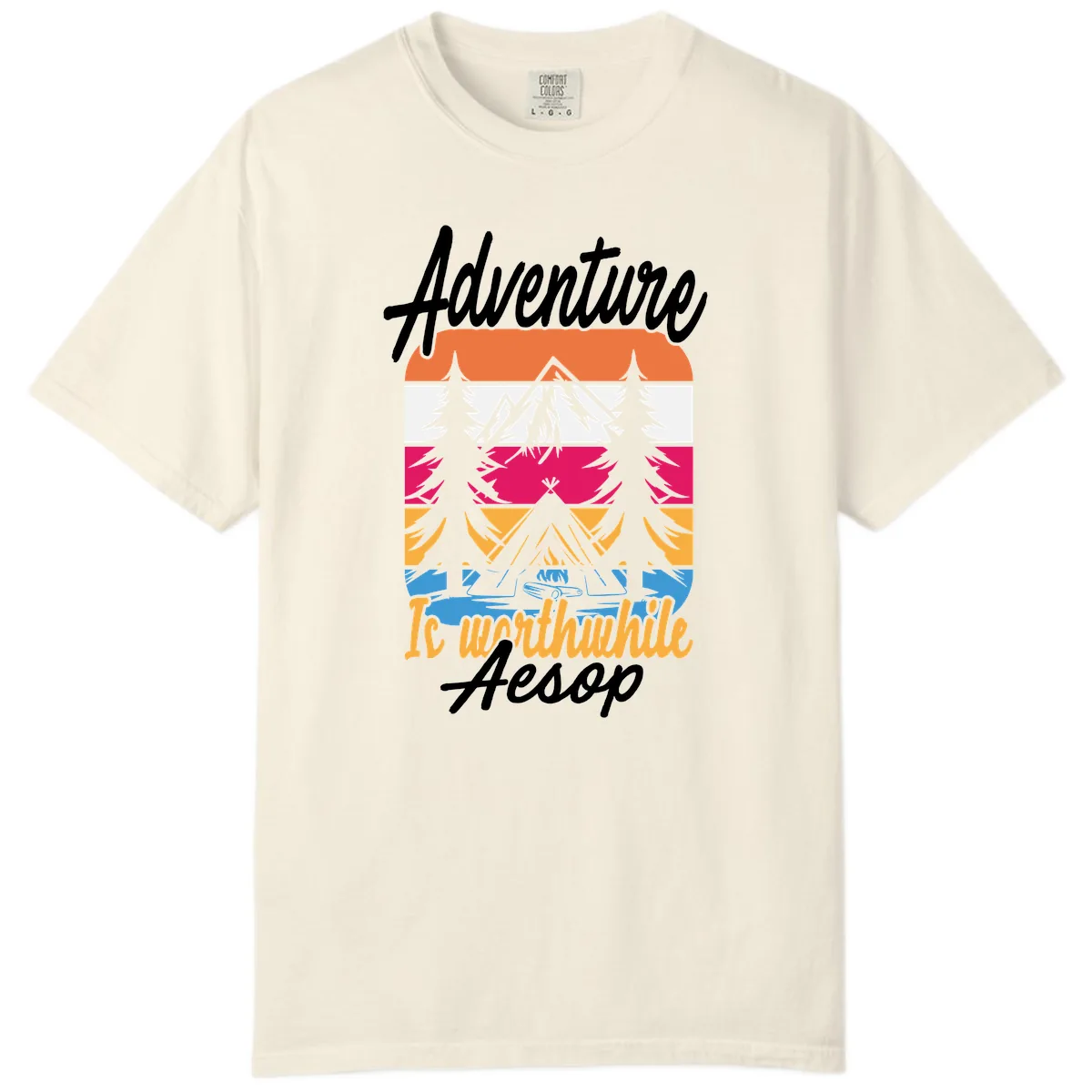 Adventure Is Worthwhile Aesop Comfort Color in Ivory