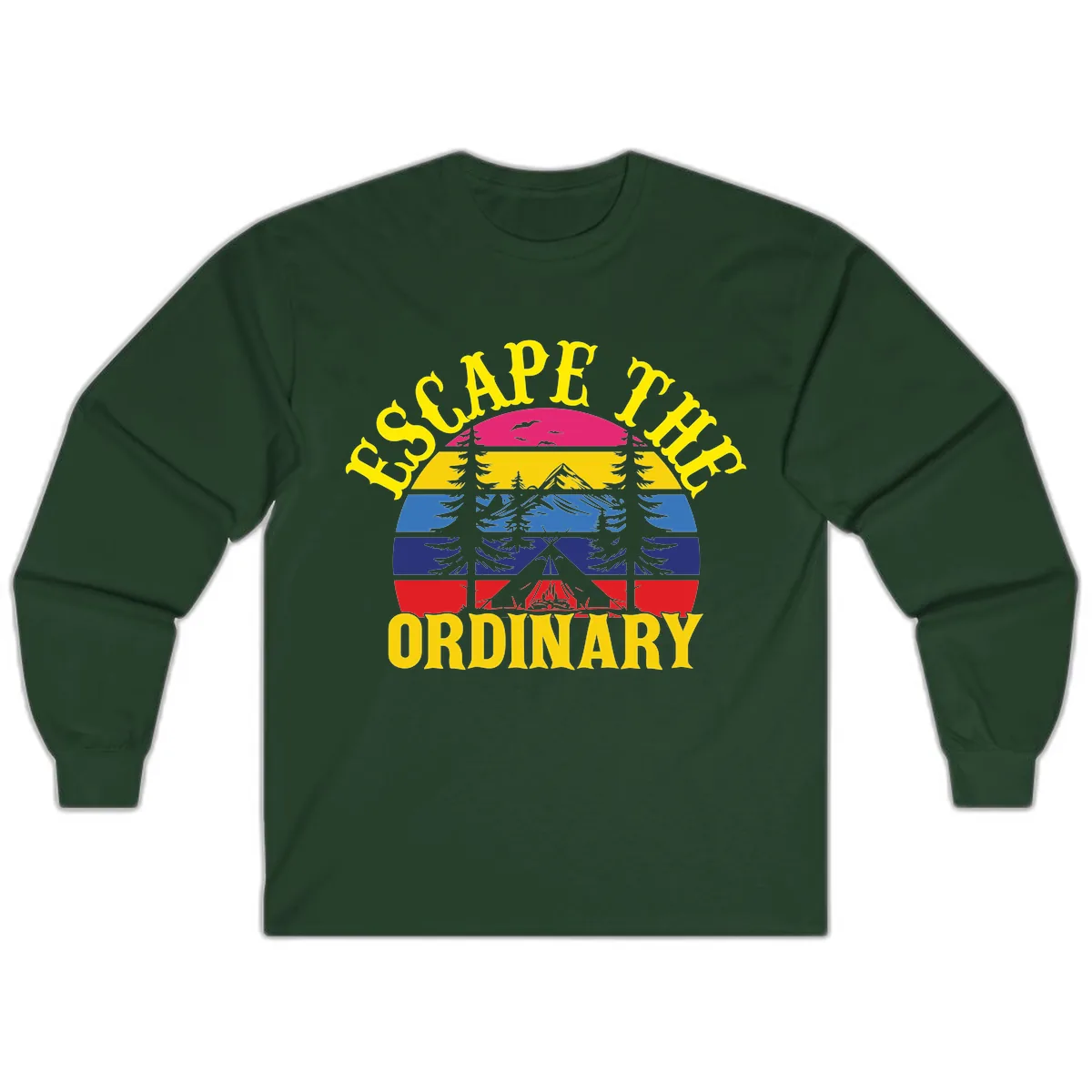 Safe Thru Ordinary Long Sleeve in Forest Green