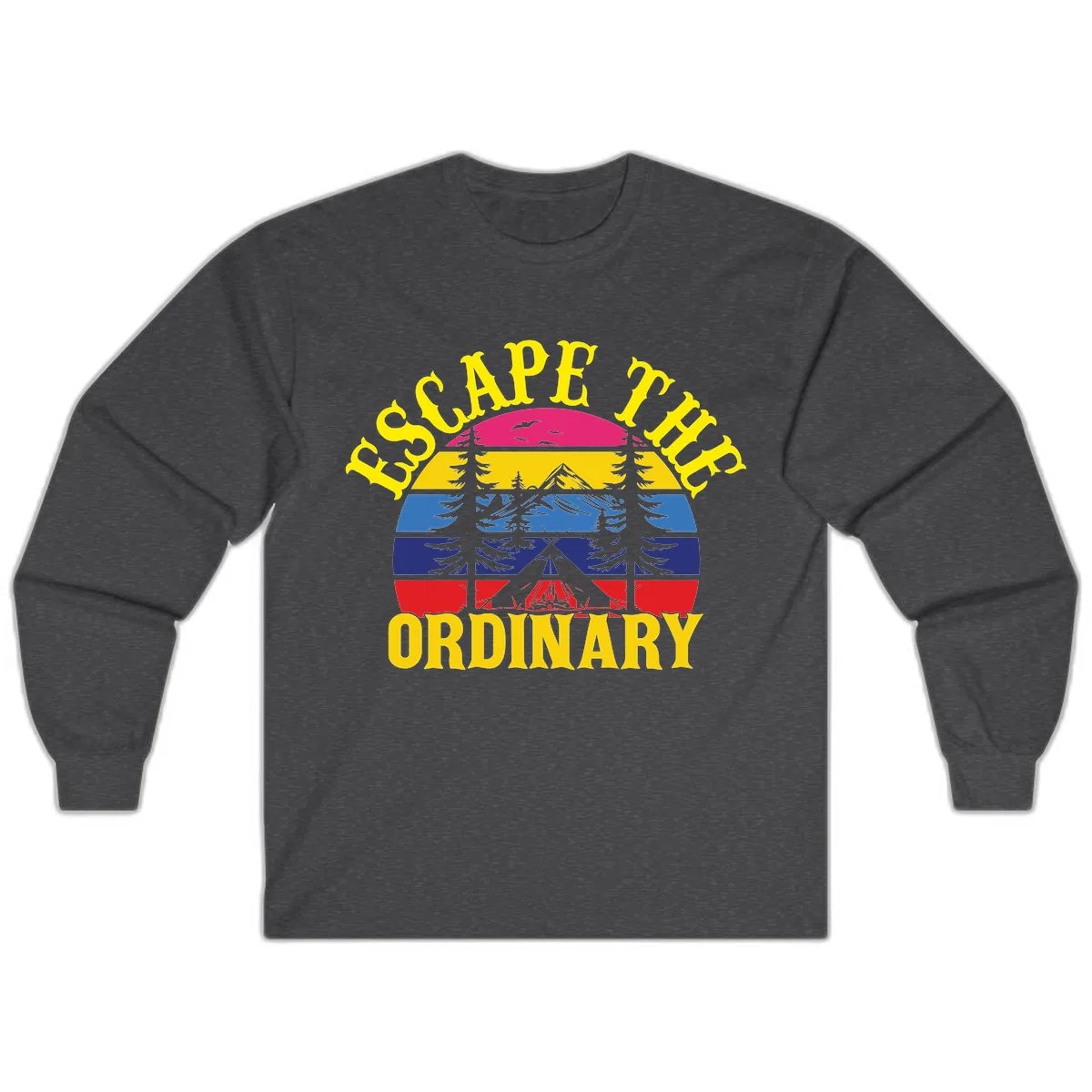 Safe Thru Ordinary Long Sleeve in Dark Heather