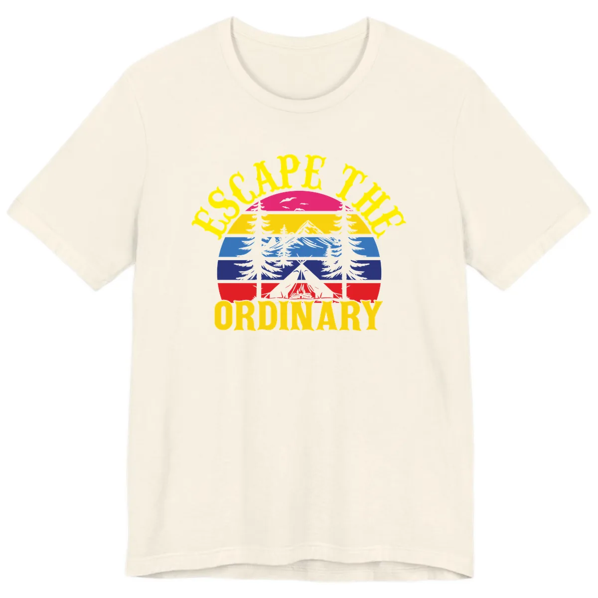 Safe Thru Ordinary Premium T-Shirt in Natural