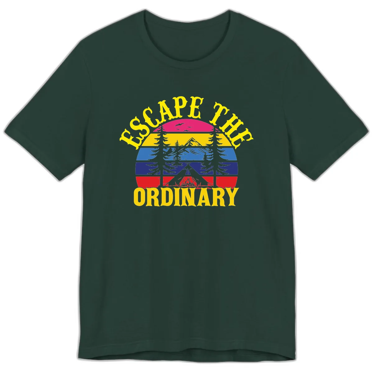 Safe Thru Ordinary Premium T-Shirt in Forest