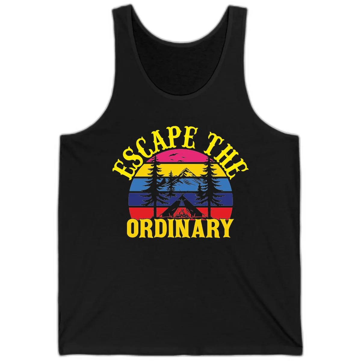 Safe Thru Ordinary Tank in Black