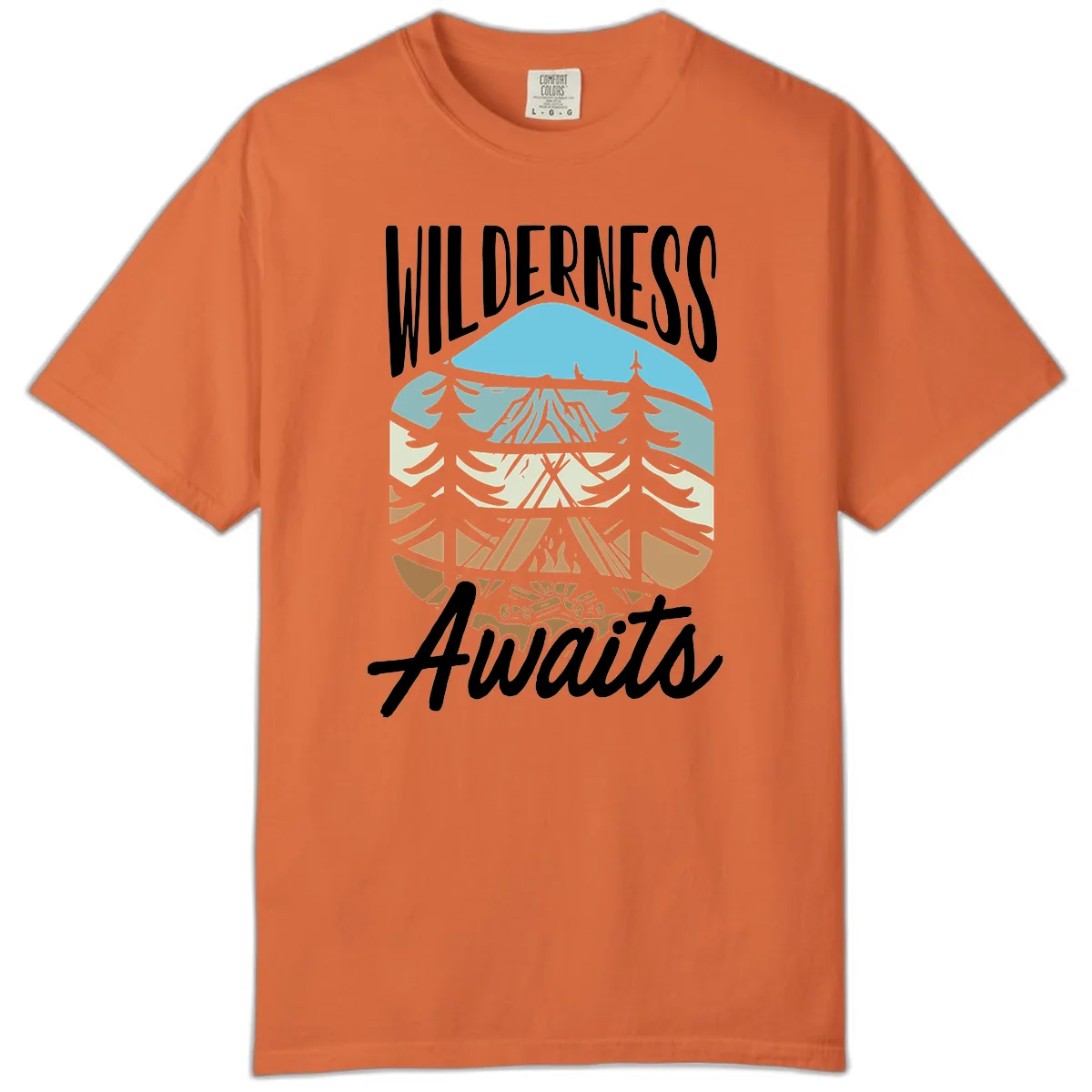 Wilderness Awaits Layered Nature Comfort Color in Burnt Orange