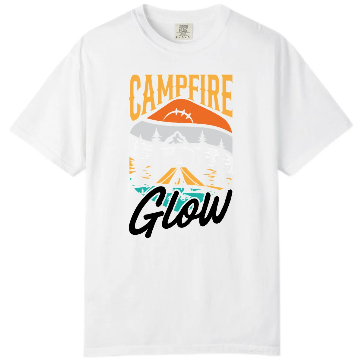 Campfire Glow Mountain Escape Comfort Color in White