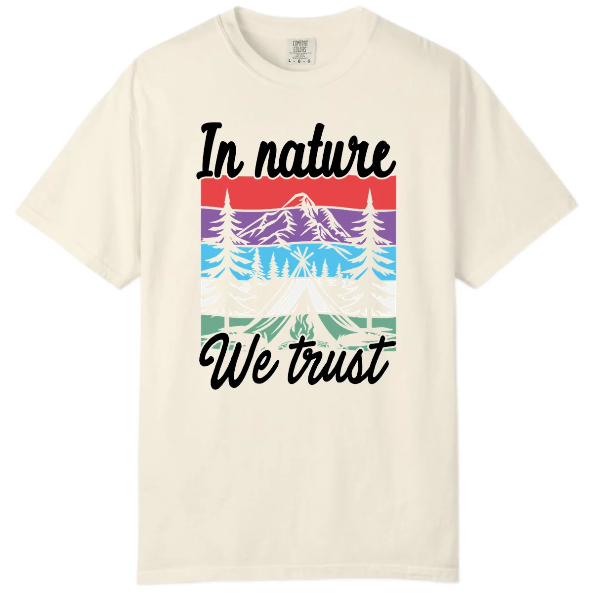 In Nature We Trust Comfort Color in Ivory