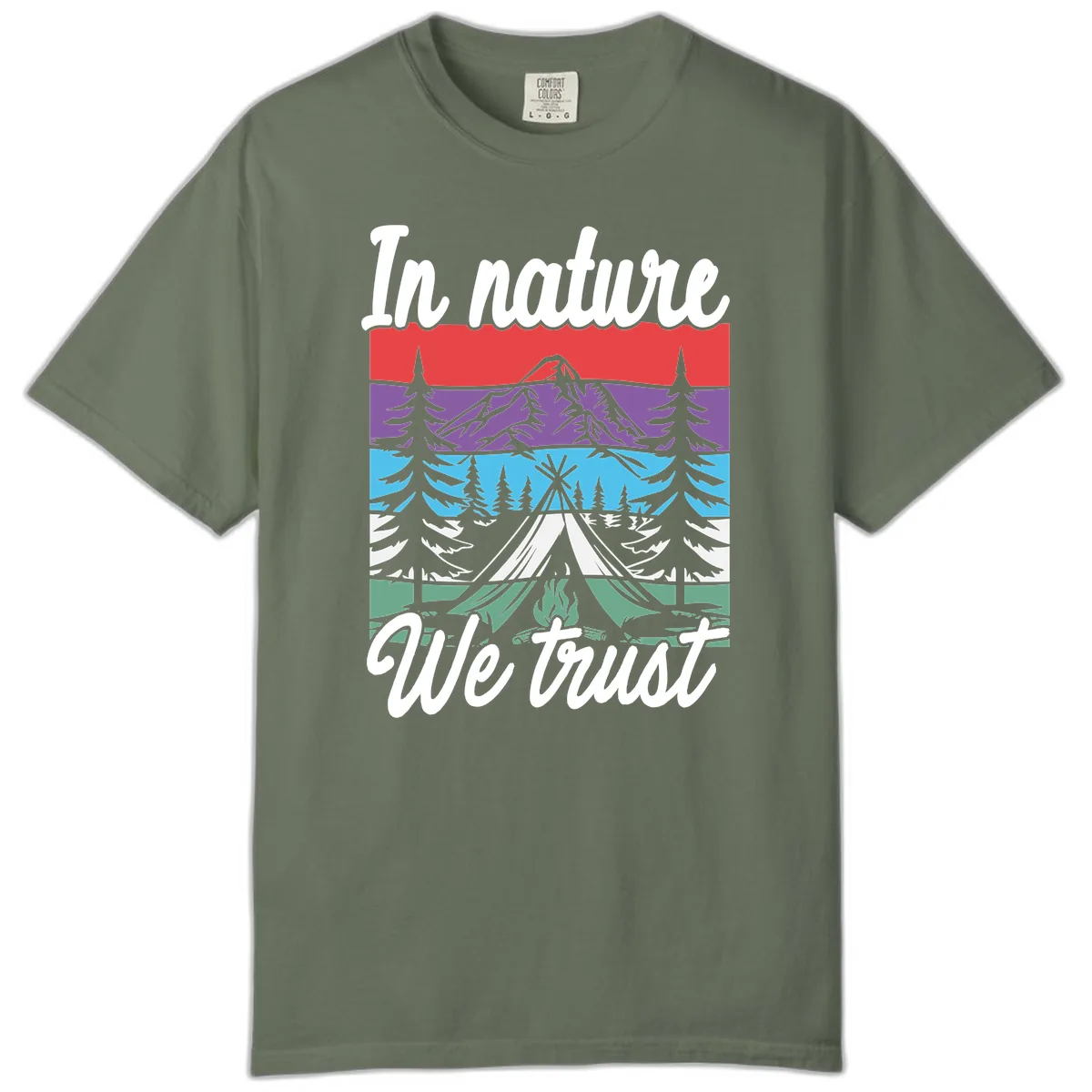 In Nature We Trust Comfort Color in Moss