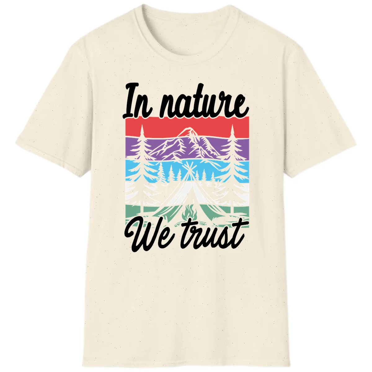 In Nature We Trust T-Shirt in Natural