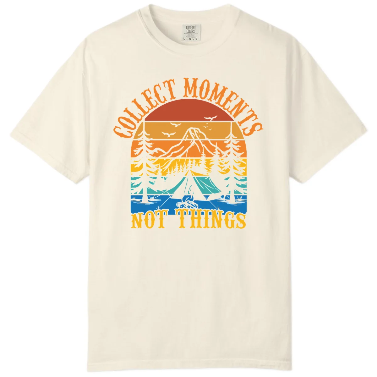 Quiet Mornings Not Things Comfort Color in Ivory