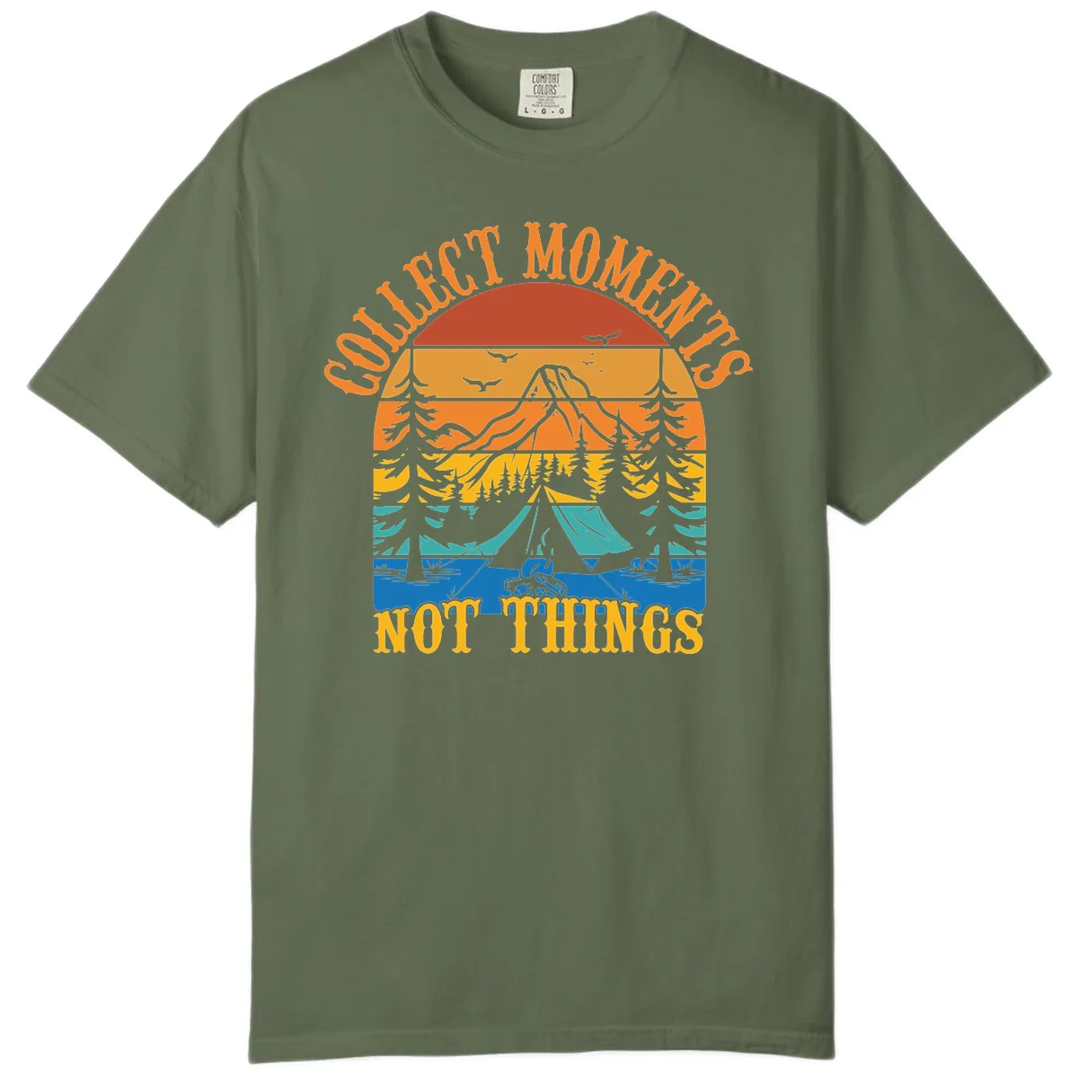 Quiet Mornings Not Things Comfort Color in Sage