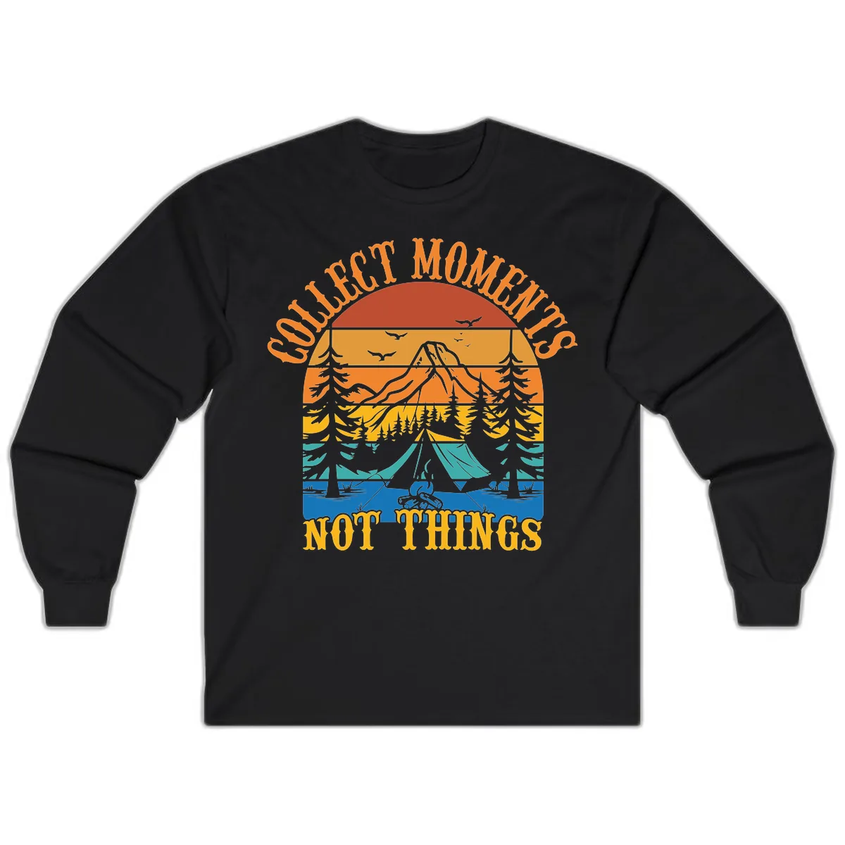 Quiet Mornings Not Things Long Sleeve in Black