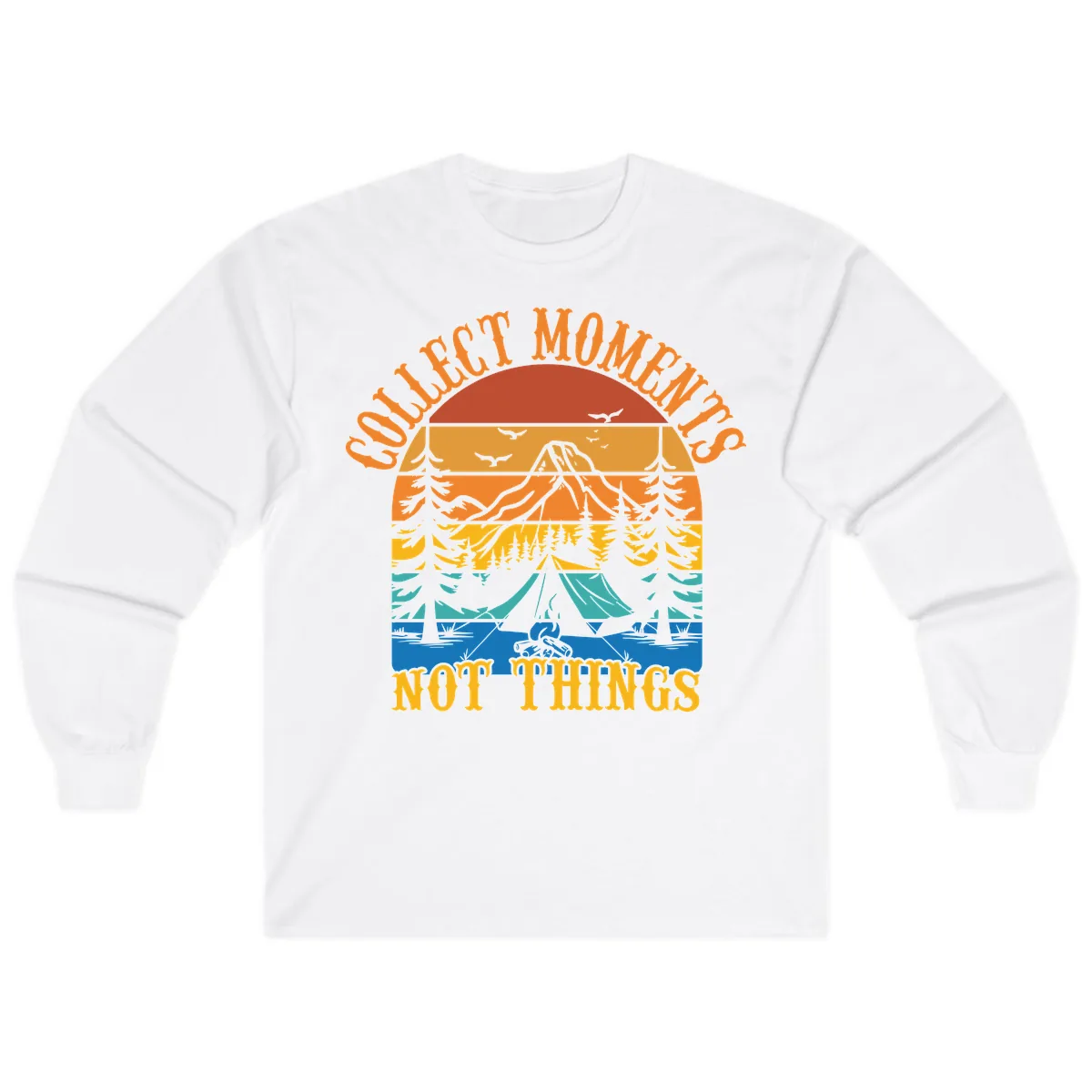 Quiet Mornings Not Things Long Sleeve in White