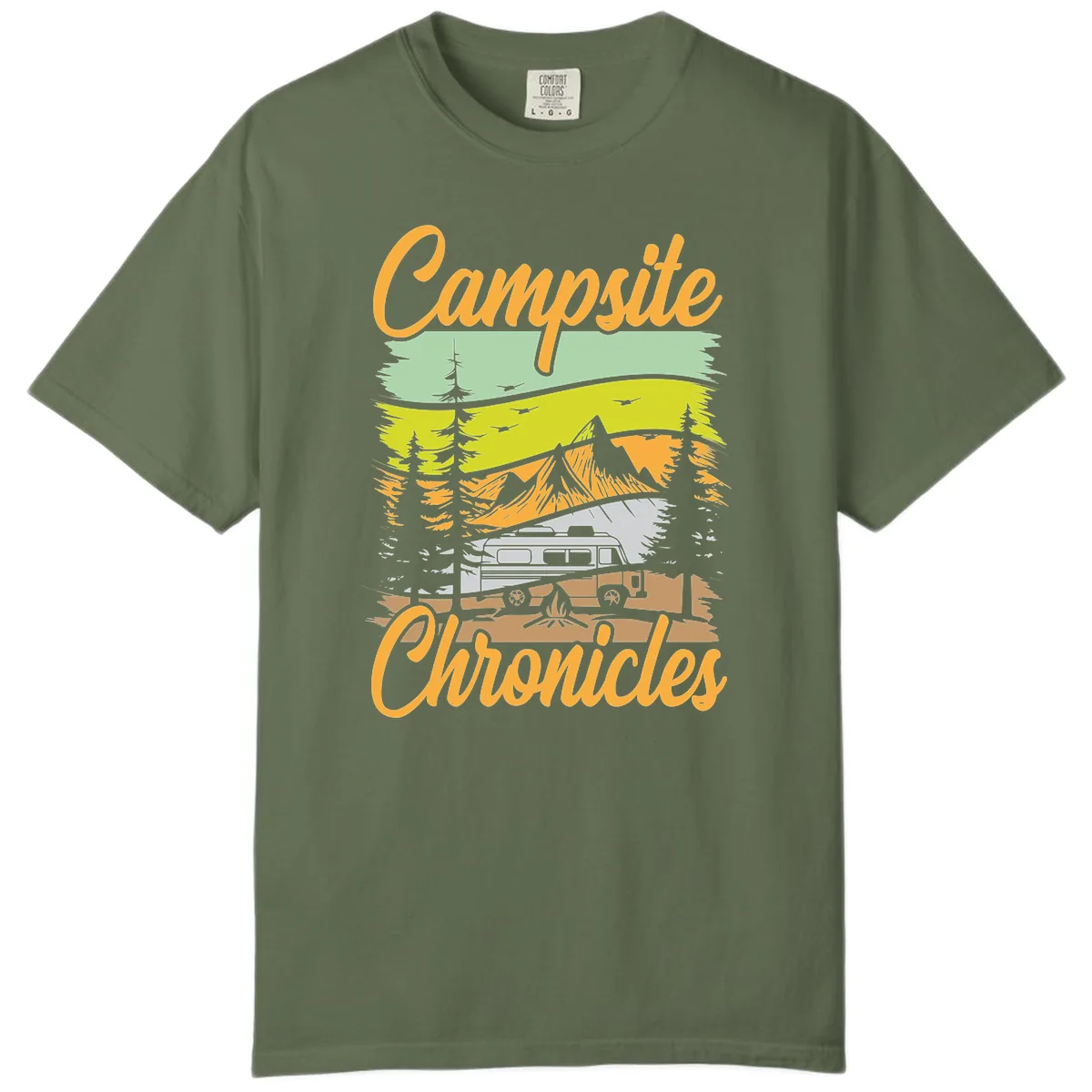 Campsite Chronicles Mountain Vista Comfort Color in Sage