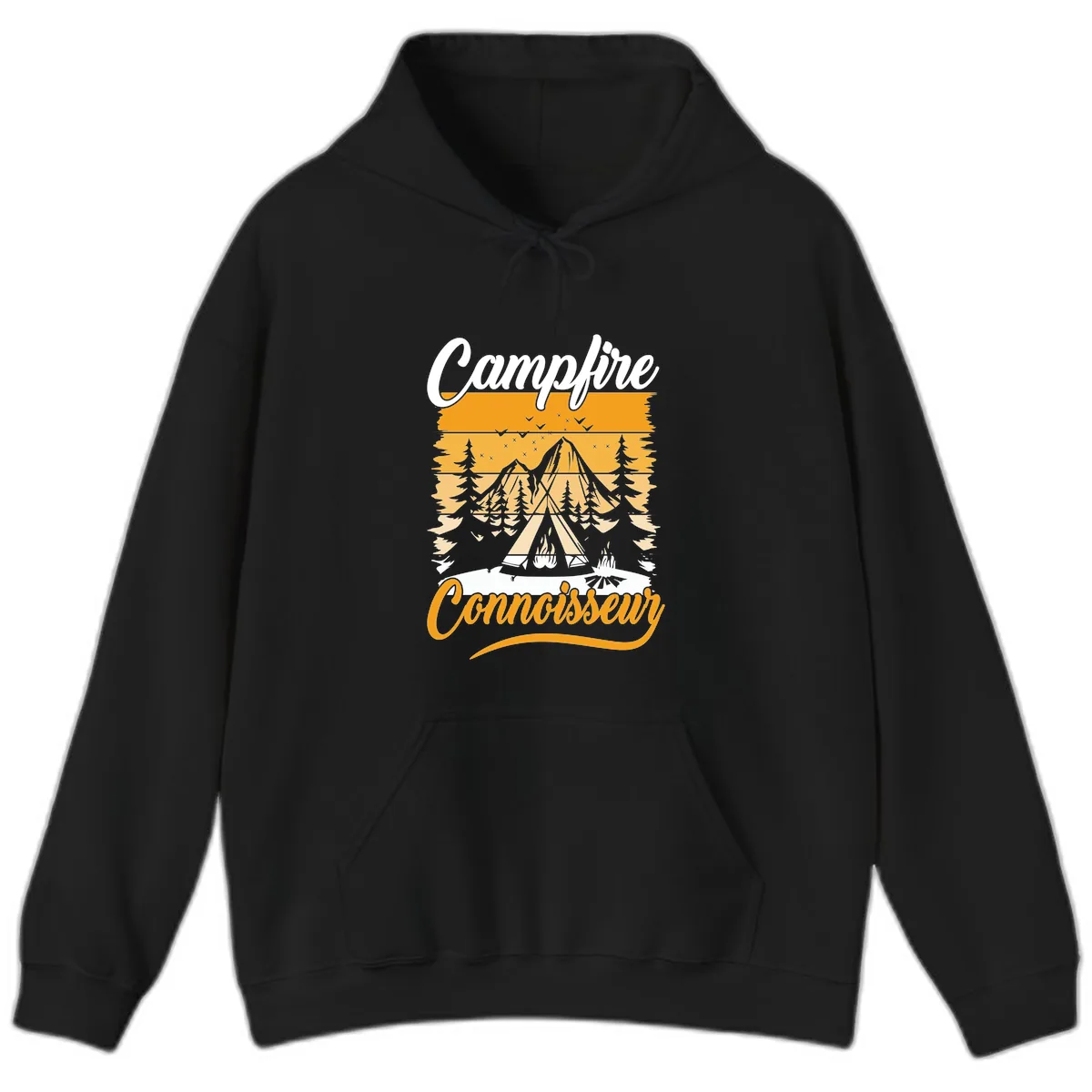 Campfire Connoisseur Hoodie in Black