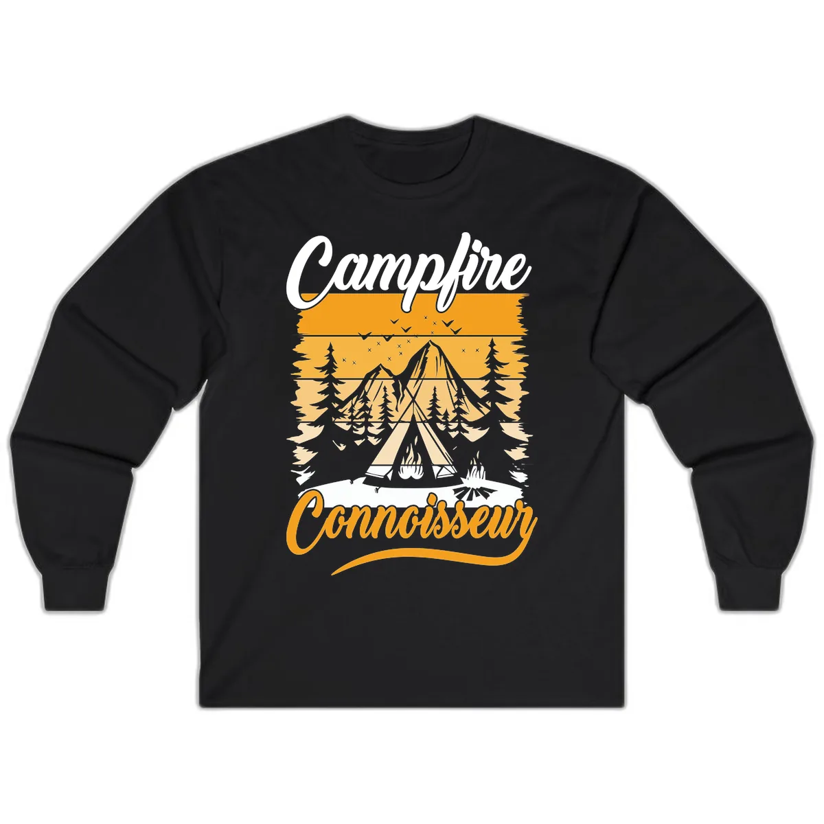 Campfire Connoisseur Long Sleeve in Black