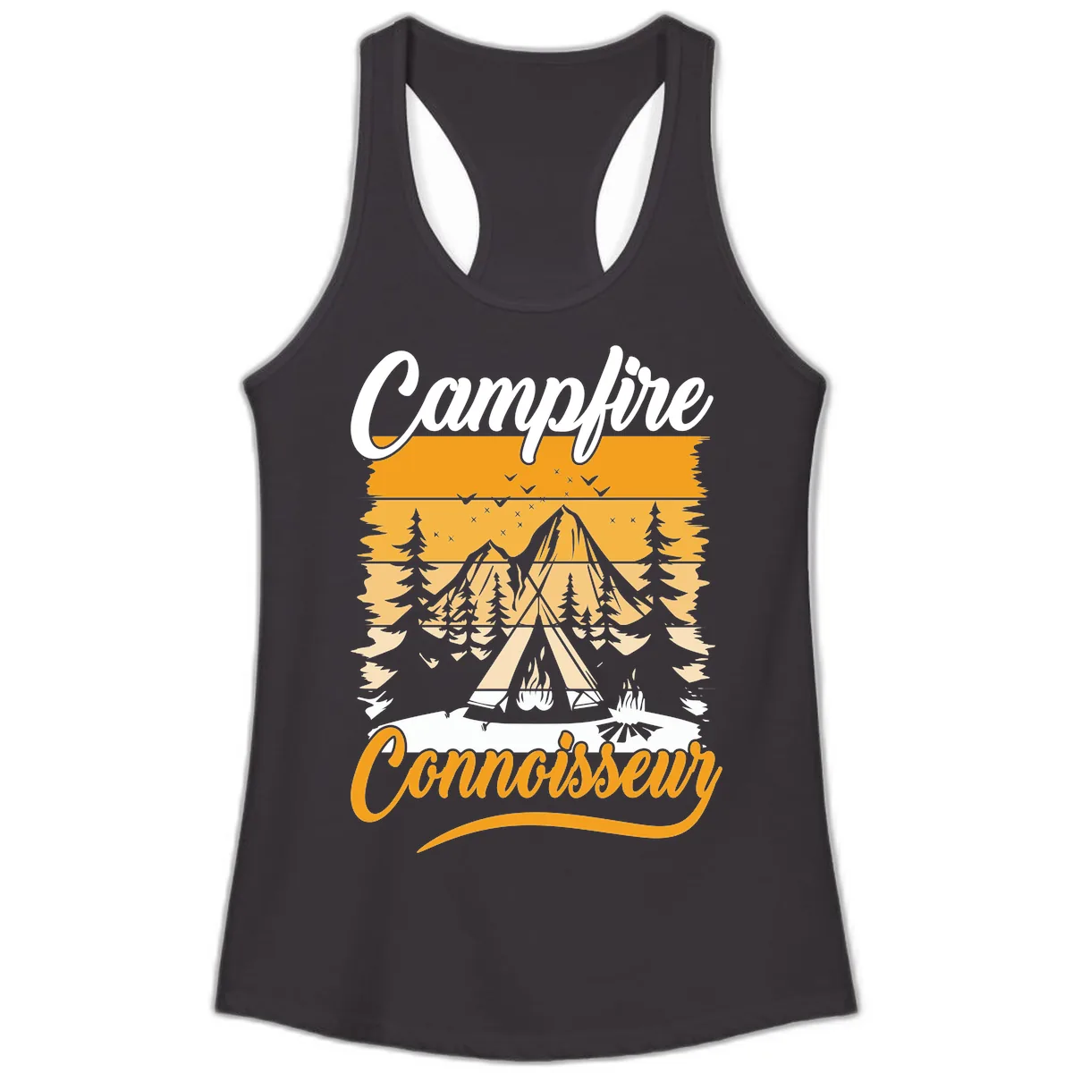 Campfire Connoisseur Ladies Tank in Black