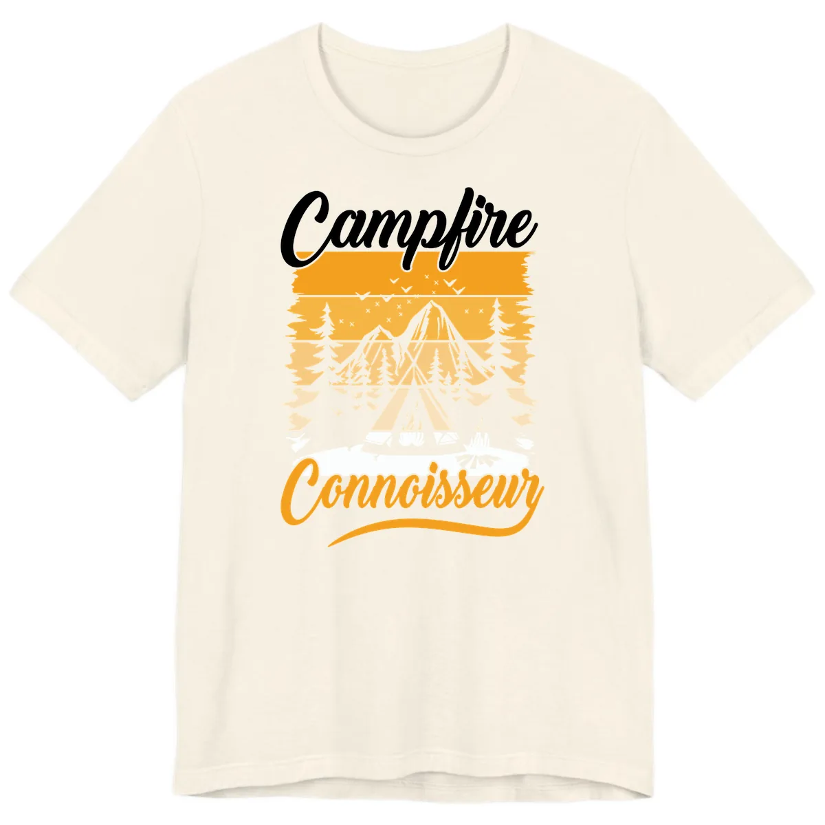 Campfire Connoisseur Premium T-Shirt in Natural