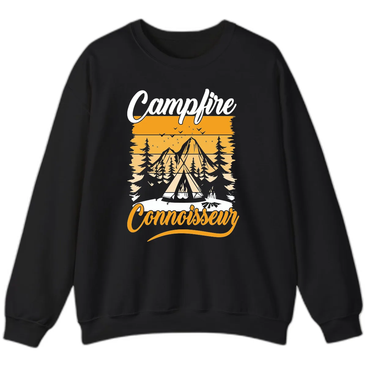 Campfire Connoisseur Sweatshirt in Black