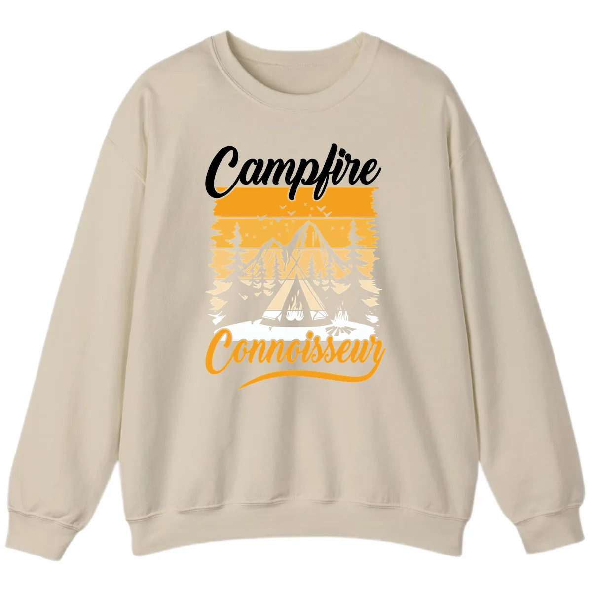 Campfire Connoisseur Sweatshirt in Sand