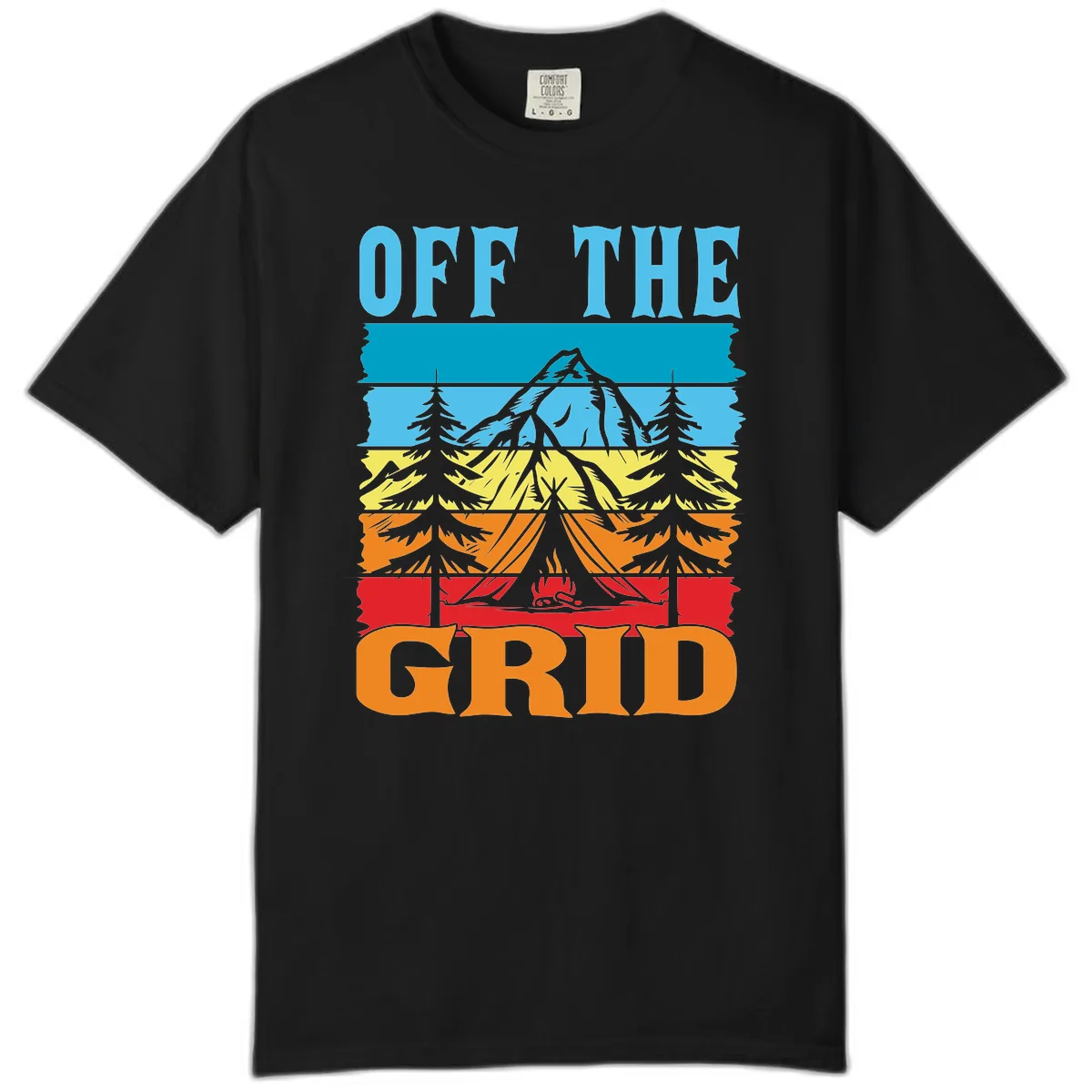 Off The Grid Comfort Color in Black