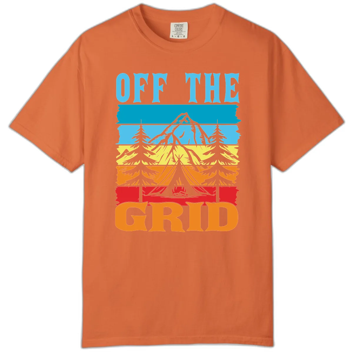 Off The Grid Comfort Color in Burnt Orange