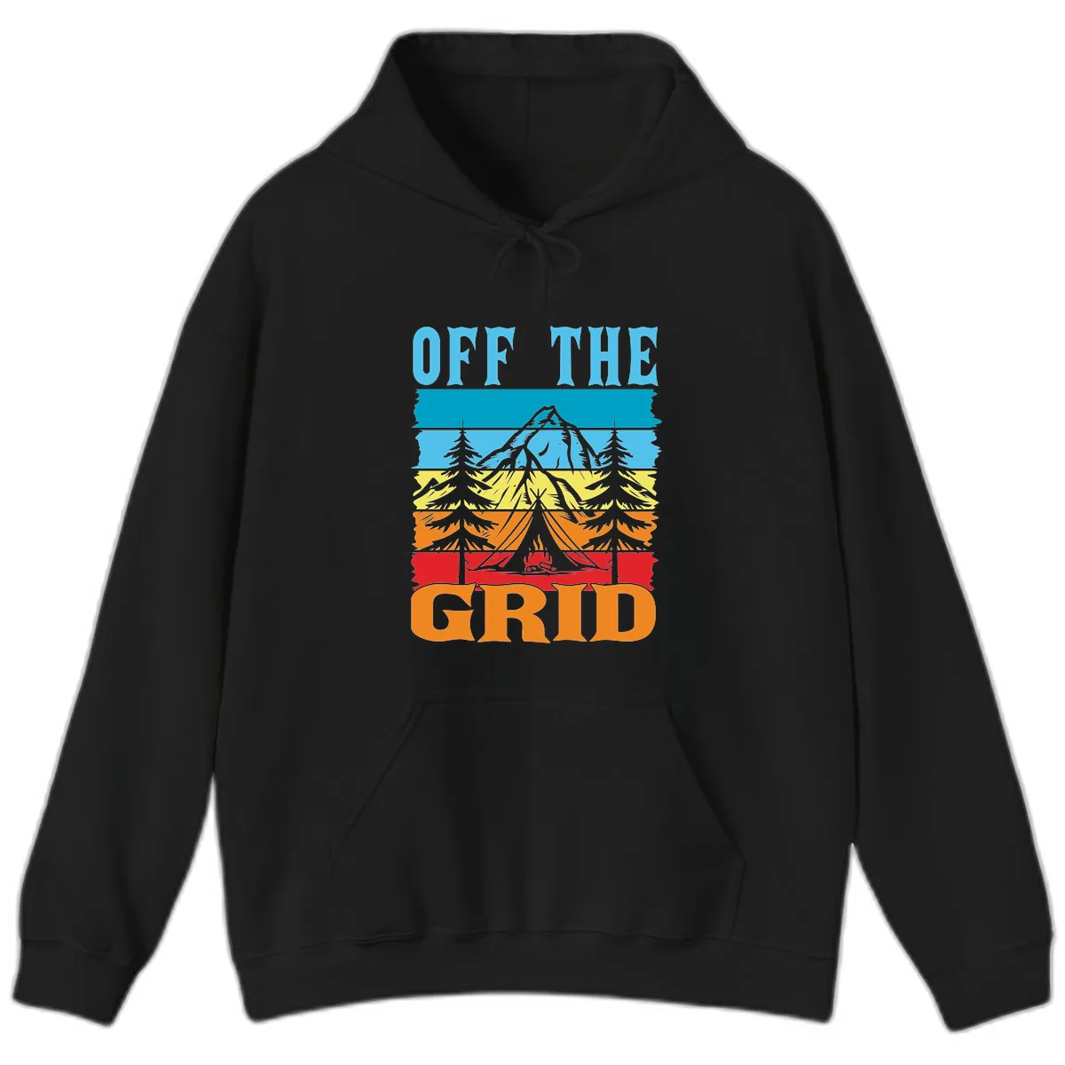 Off The Grid Hoodie in Black