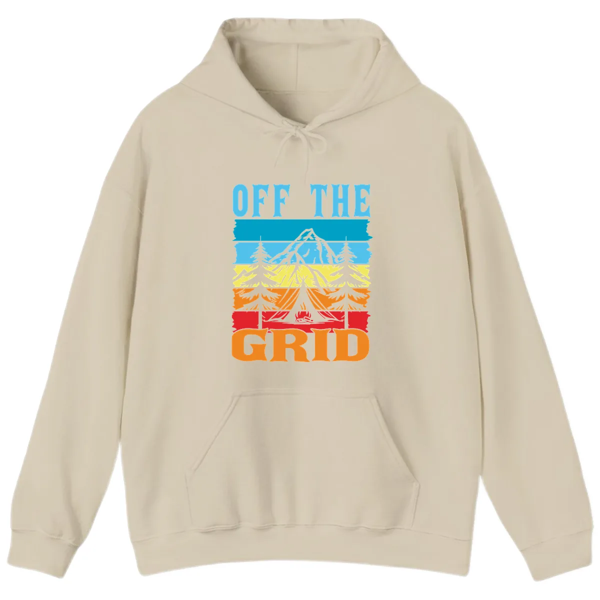 Off The Grid Hoodie in Sand