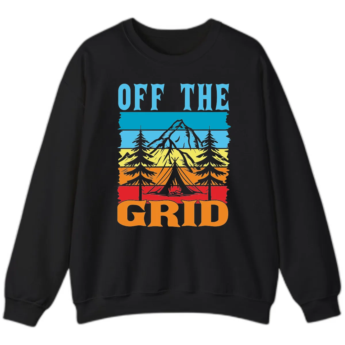 Off The Grid Sweatshirt in Black