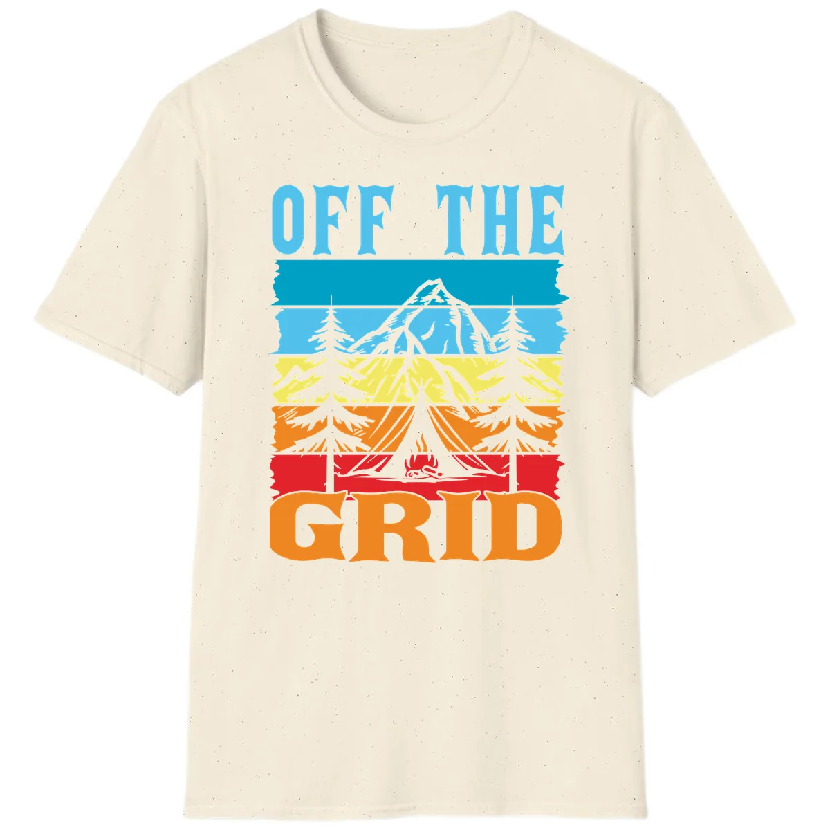 Off The Grid T-Shirt in Natural