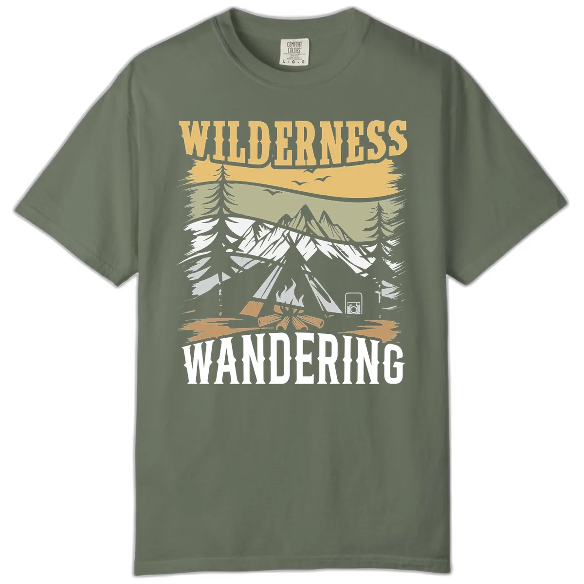 Wilderness Wandering Adventure Comfort Color in Moss