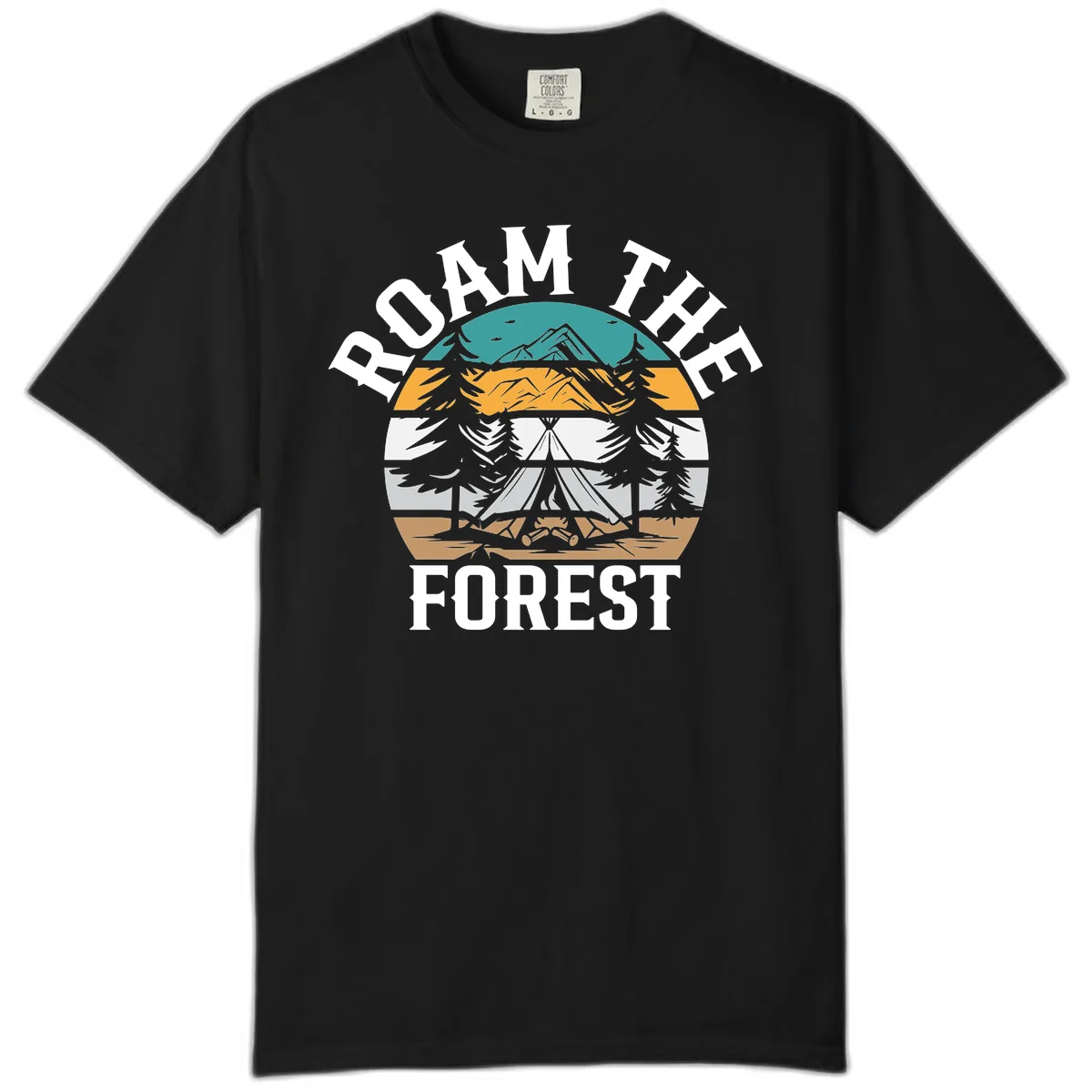 Roam The Forest Comfort Color in Black