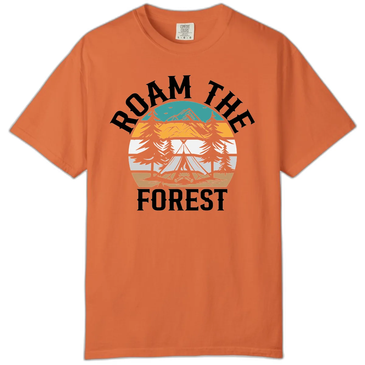 Roam The Forest Comfort Color in Burnt Orange