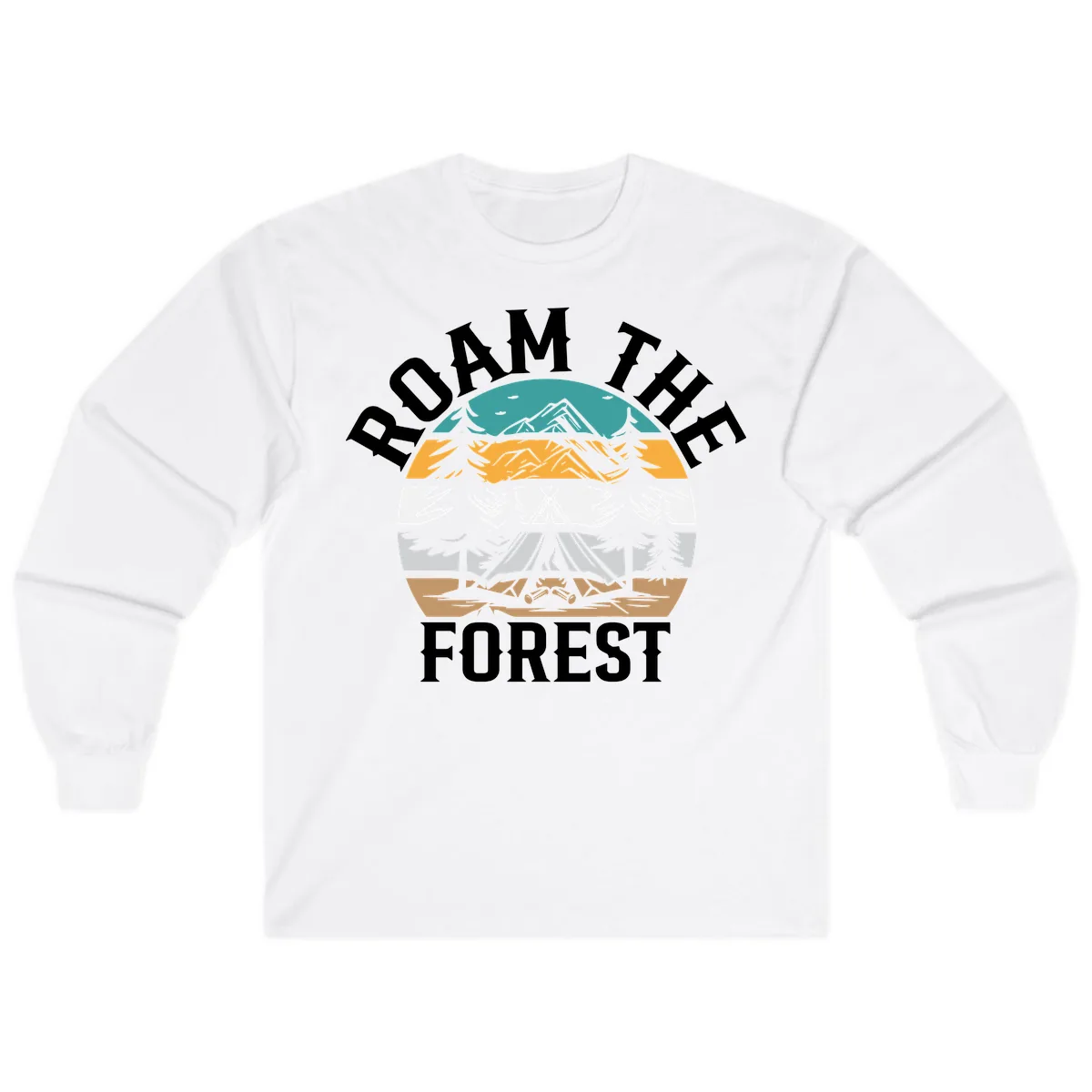 Roam The Forest Long Sleeve in White