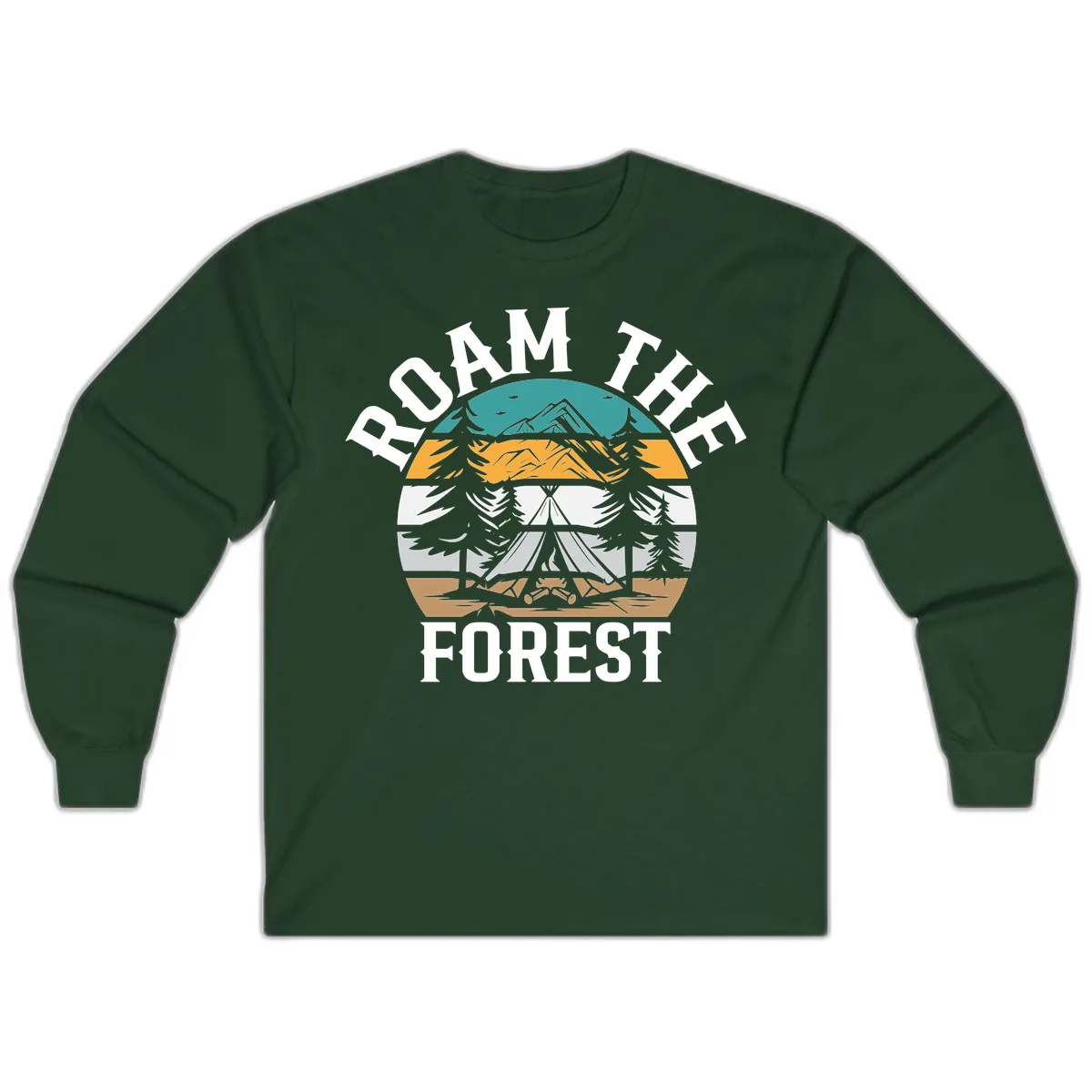 Roam The Forest Long Sleeve in Forest Green