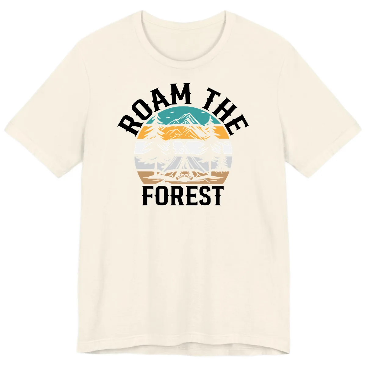 Roam The Forest Premium T-Shirt in Natural