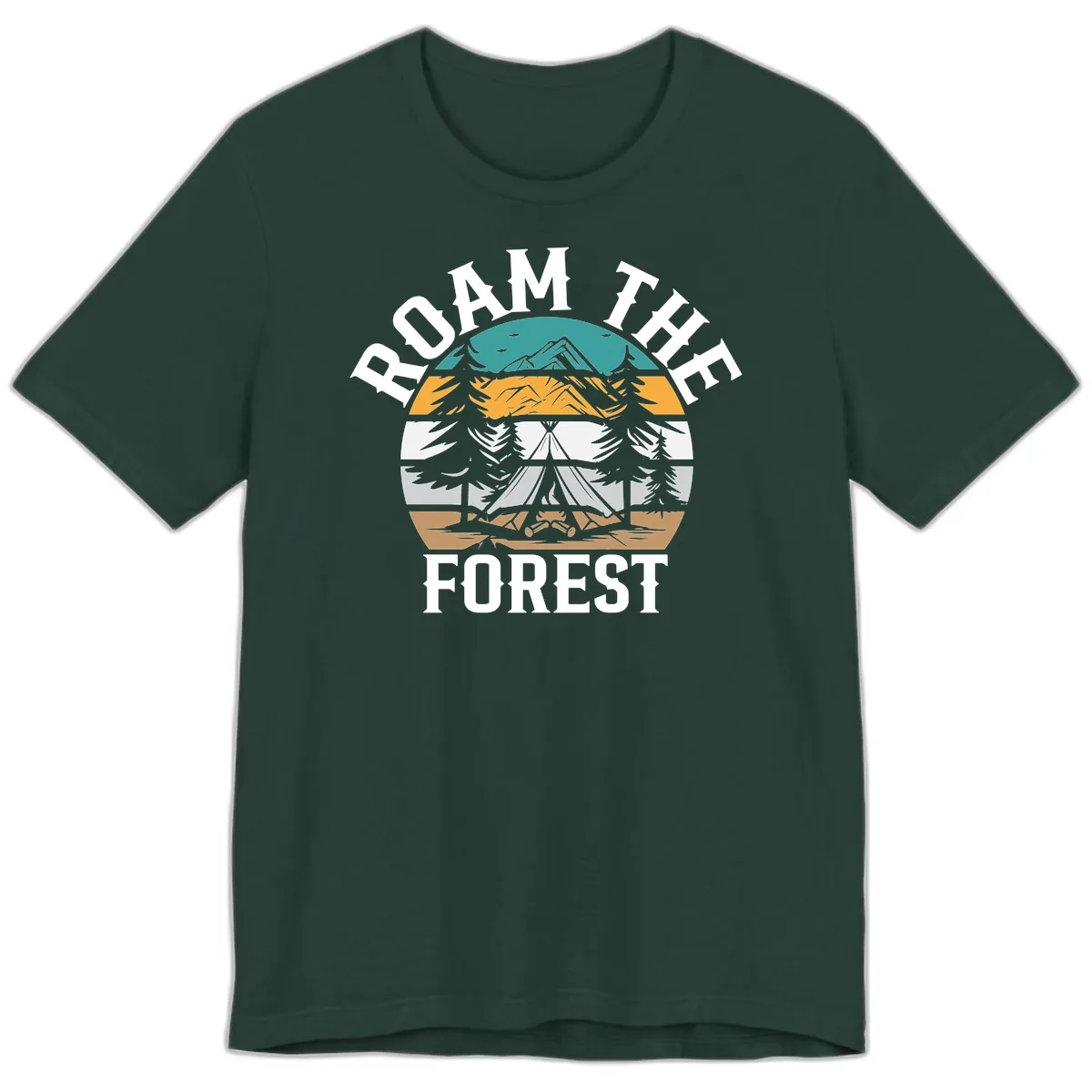 Roam The Forest Premium T-Shirt in Forest