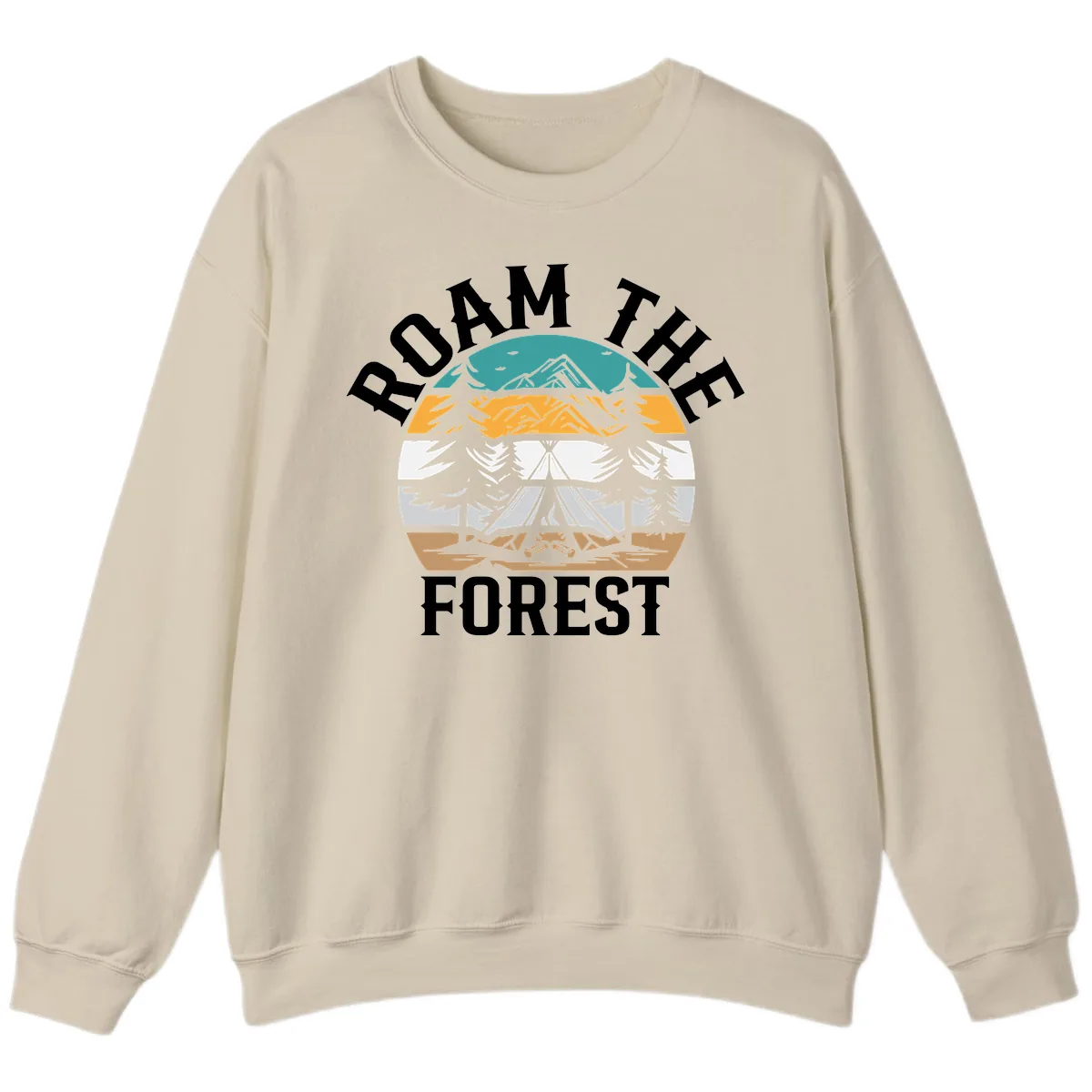 Roam The Forest Sweatshirt in Sand