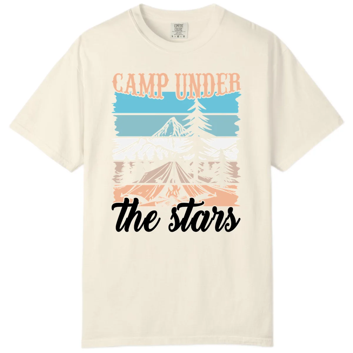 Camp Under The Stars Layered Scene Comfort Color in Ivory
