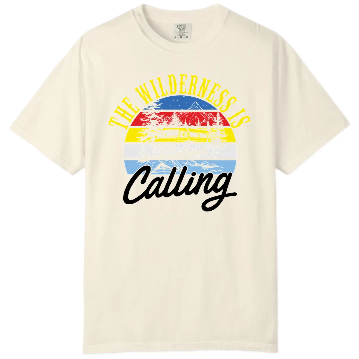 The Wilderness Is Calling Comfort Color in Ivory