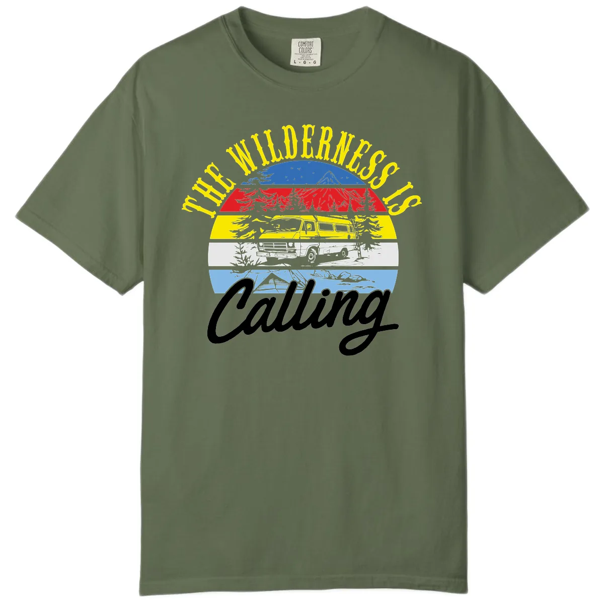 The Wilderness Is Calling Comfort Color in Sage