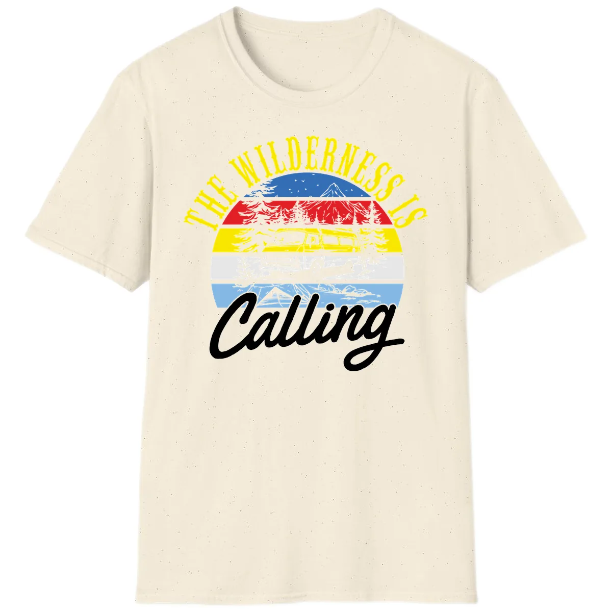 The Wilderness Is Calling T-Shirt in Natural