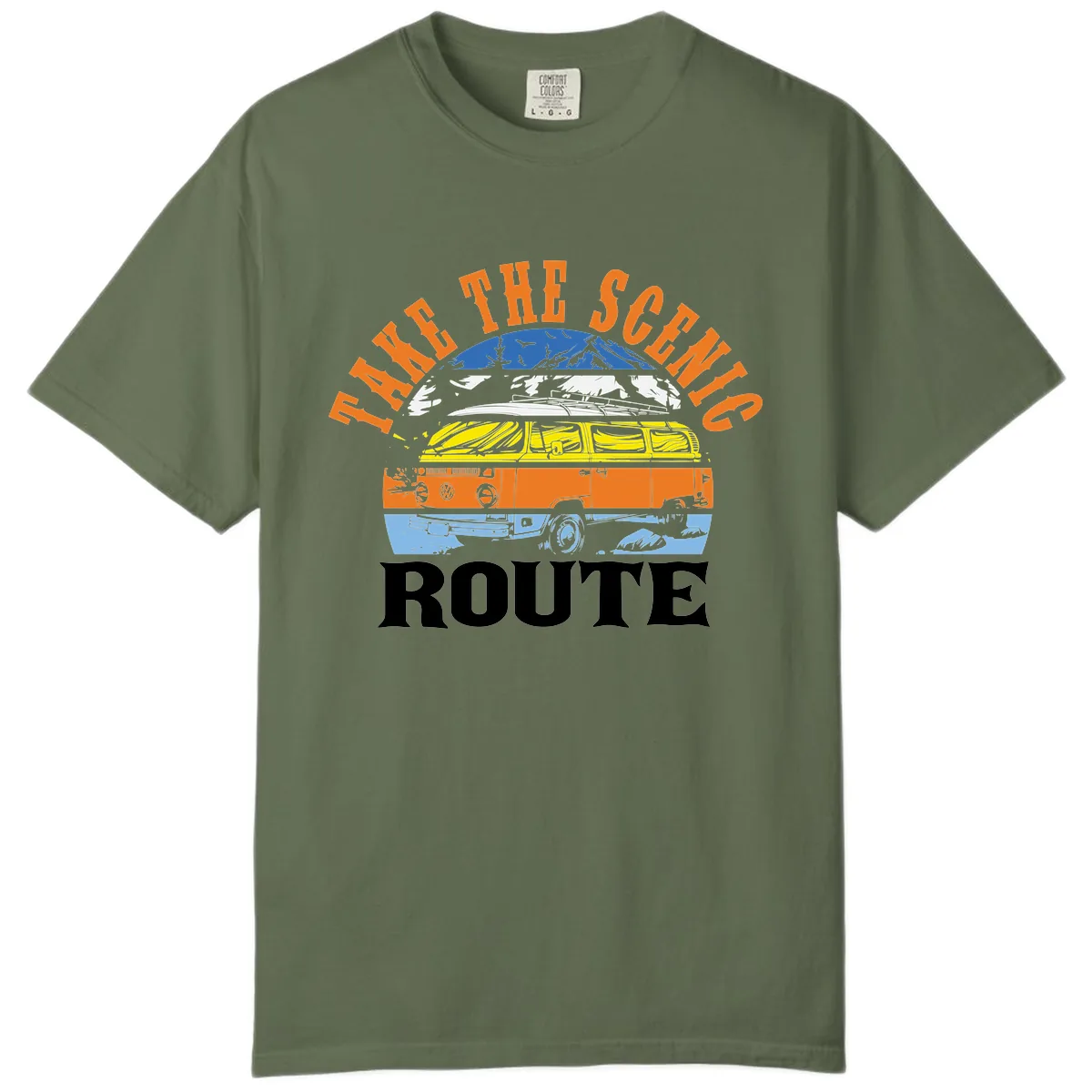 Hike The Seven Route Comfort Color in Sage