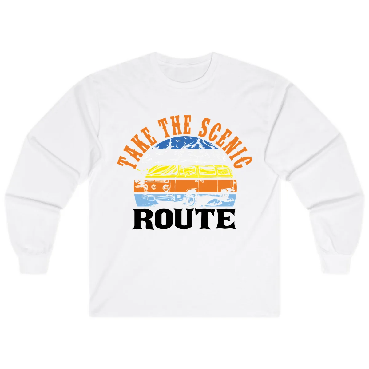 Hike The Seven Route Long Sleeve in White
