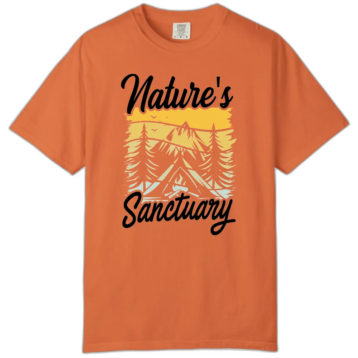 Nature's Sanctuary Comfort Color in Burnt Orange