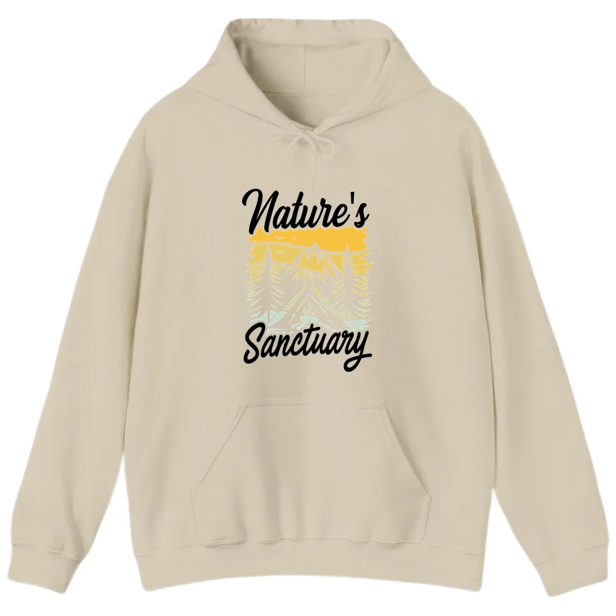 Nature's Sanctuary Hoodie in Sand