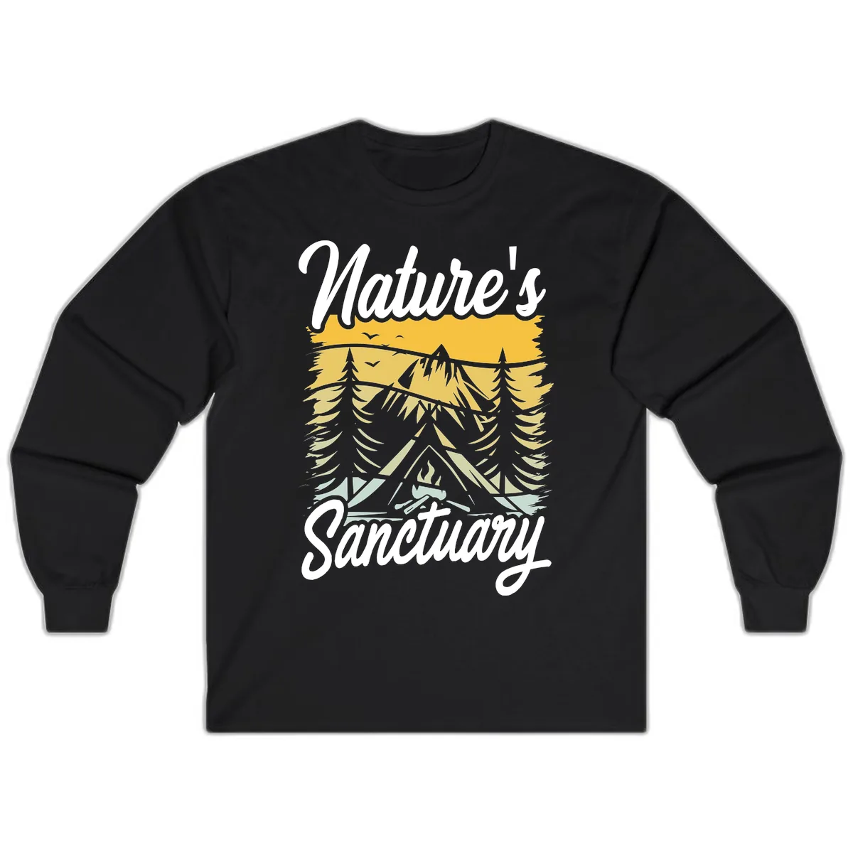 Nature's Sanctuary Long Sleeve in Black