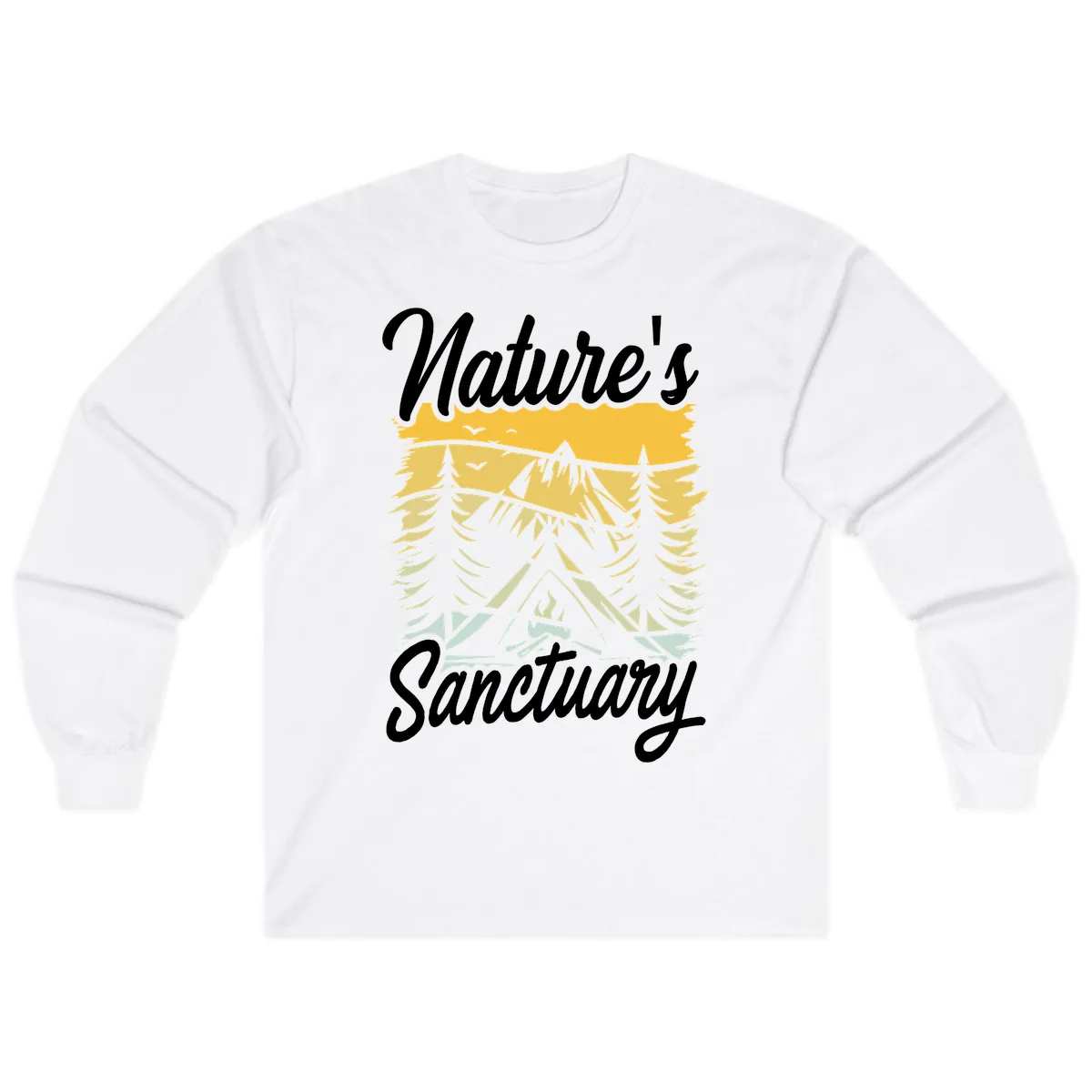 Nature's Sanctuary Long Sleeve in White