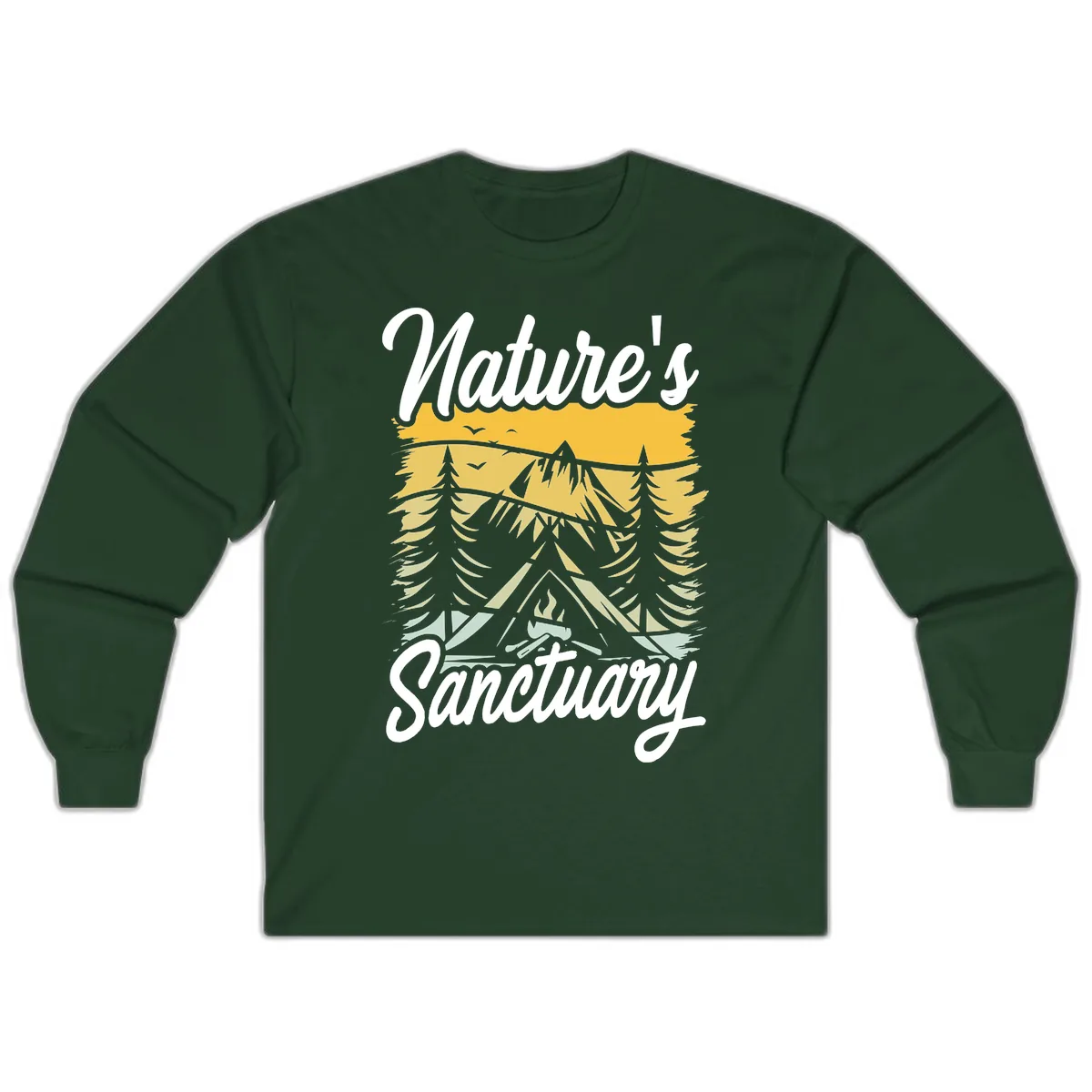 Nature's Sanctuary Long Sleeve in Forest Green