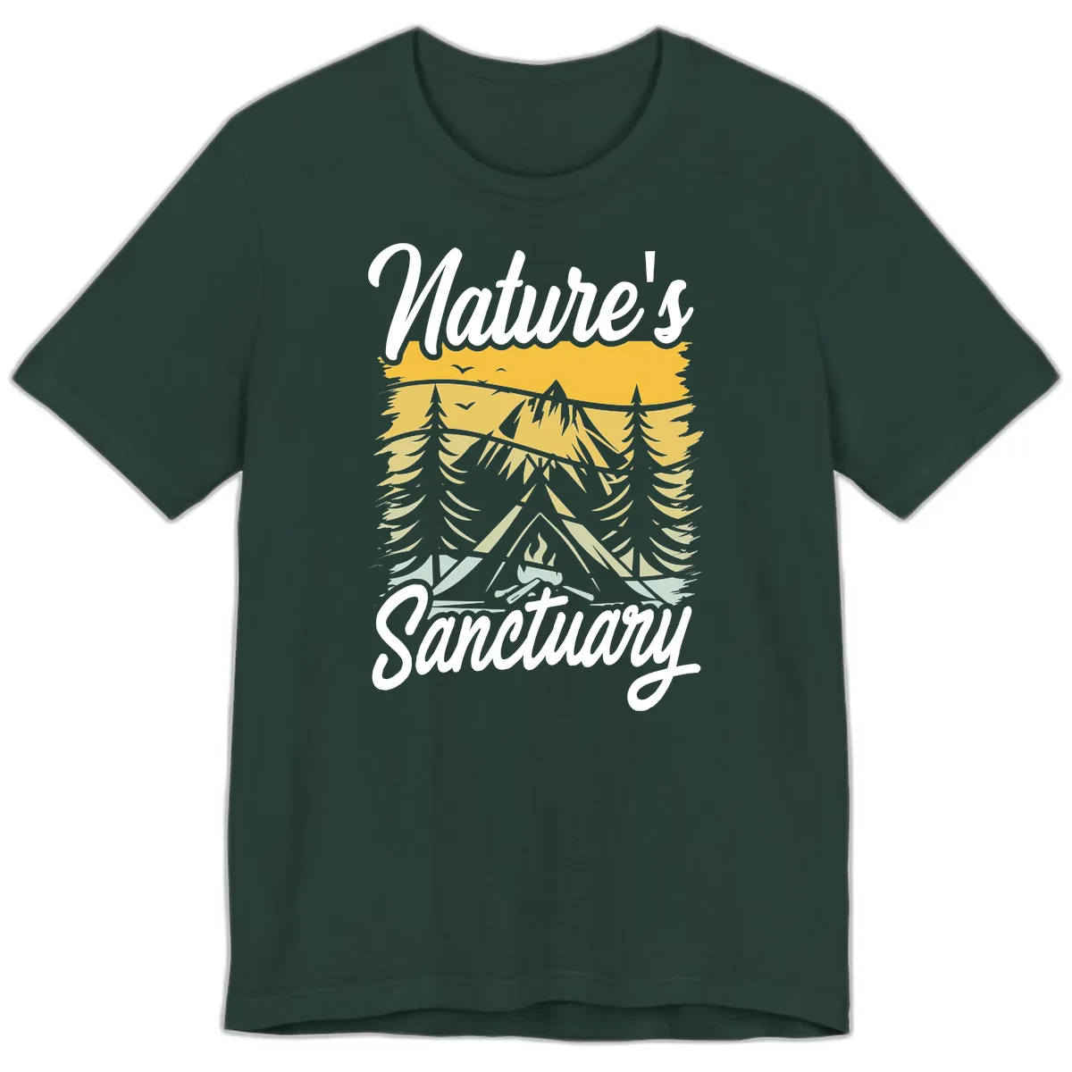 Nature's Sanctuary Premium T-Shirt in Forest